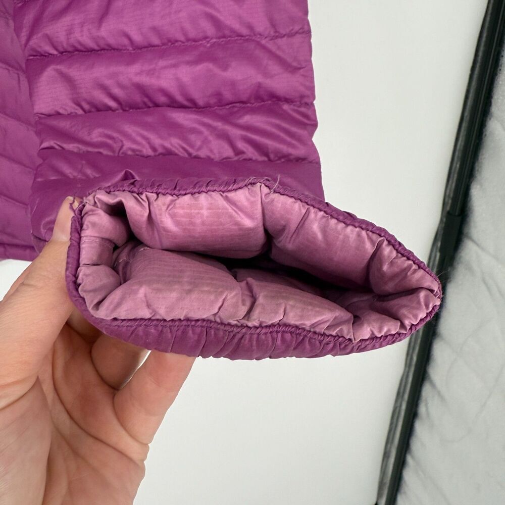 Mountain Hardwear Nitrous Micro Ratio Goose Down Jacket Purple Puffer Ski Sz XL - Picture 5 of 11